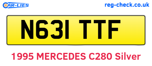 N631TTF are the vehicle registration plates.