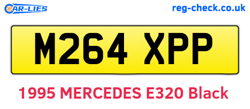 M264XPP are the vehicle registration plates.