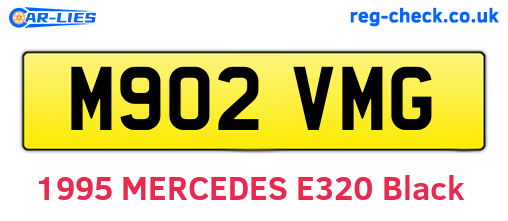 M902VMG are the vehicle registration plates.