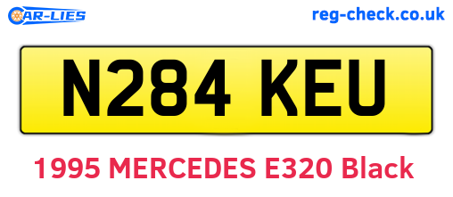 N284KEU are the vehicle registration plates.