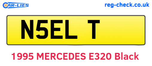 N5ELT are the vehicle registration plates.