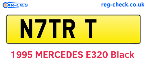 N7TRT are the vehicle registration plates.