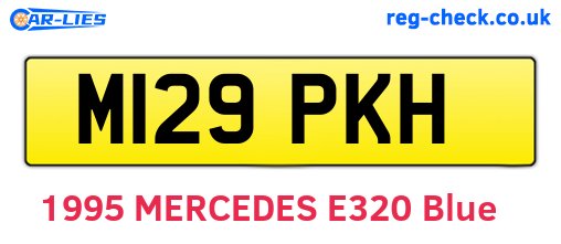 M129PKH are the vehicle registration plates.