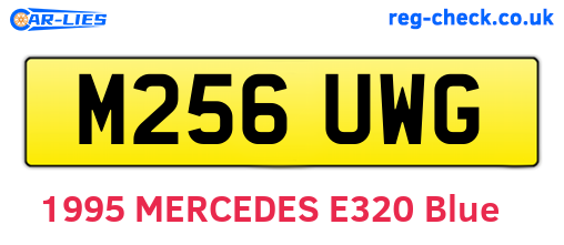M256UWG are the vehicle registration plates.