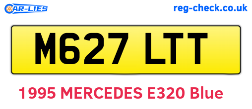 M627LTT are the vehicle registration plates.