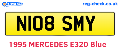 N108SMY are the vehicle registration plates.