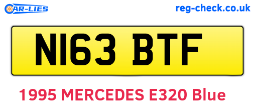 N163BTF are the vehicle registration plates.