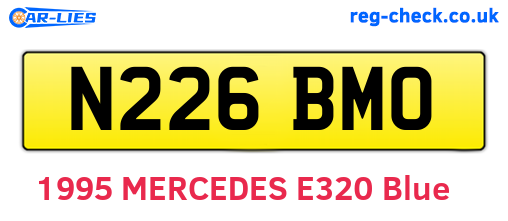 N226BMO are the vehicle registration plates.