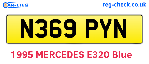 N369PYN are the vehicle registration plates.