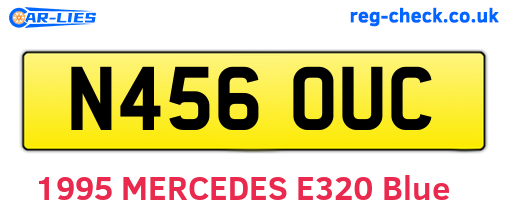 N456OUC are the vehicle registration plates.