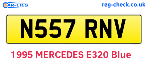 N557RNV are the vehicle registration plates.