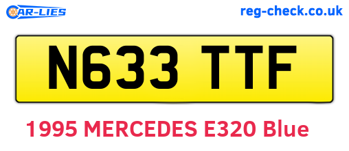 N633TTF are the vehicle registration plates.