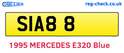SIA88 are the vehicle registration plates.