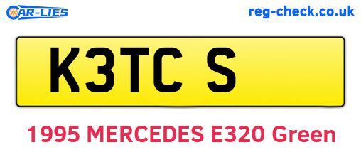 K3TCS are the vehicle registration plates.