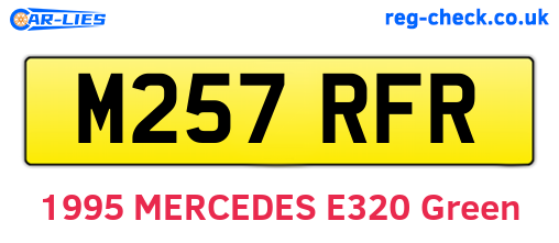 M257RFR are the vehicle registration plates.