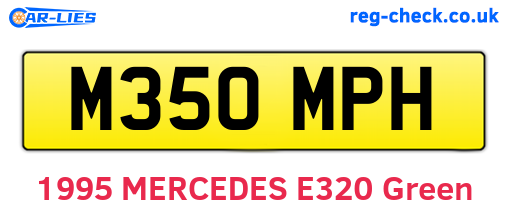 M350MPH are the vehicle registration plates.