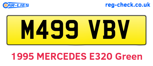M499VBV are the vehicle registration plates.