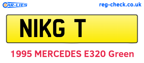N1KGT are the vehicle registration plates.