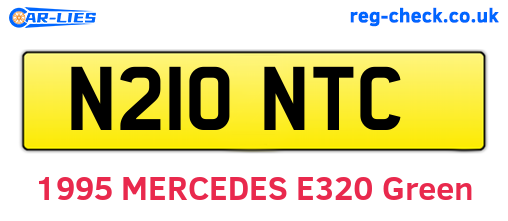 N210NTC are the vehicle registration plates.