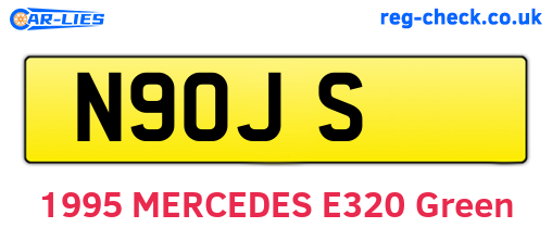 N9OJS are the vehicle registration plates.