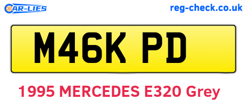 M46KPD are the vehicle registration plates.