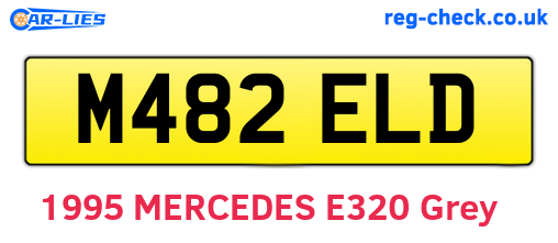 M482ELD are the vehicle registration plates.