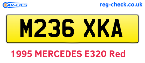 M236XKA are the vehicle registration plates.