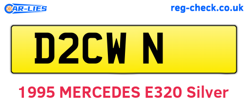 D2CWN are the vehicle registration plates.