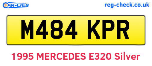 M484KPR are the vehicle registration plates.