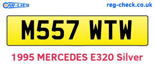 M557WTW are the vehicle registration plates.