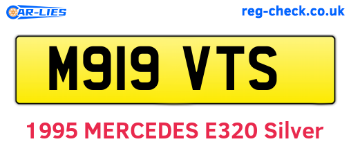 M919VTS are the vehicle registration plates.