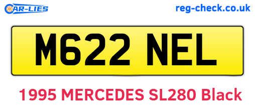 M622NEL are the vehicle registration plates.