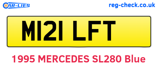 M121LFT are the vehicle registration plates.