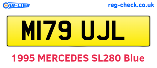 M179UJL are the vehicle registration plates.