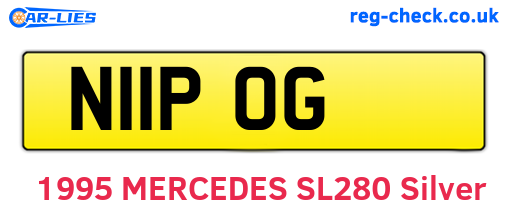 N11POG are the vehicle registration plates.