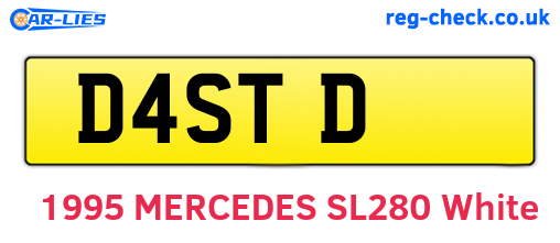 D4STD are the vehicle registration plates.