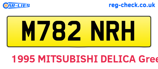 M782NRH are the vehicle registration plates.