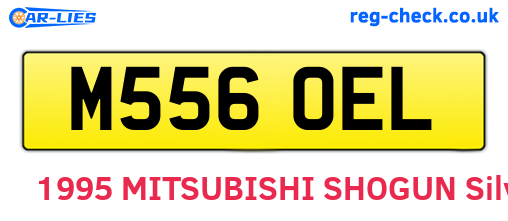 M556OEL are the vehicle registration plates.