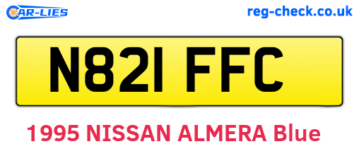 N821FFC are the vehicle registration plates.