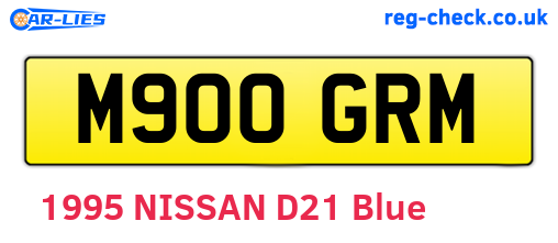 M900GRM are the vehicle registration plates.