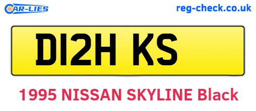 D12HKS are the vehicle registration plates.