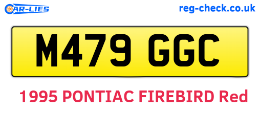 M479GGC are the vehicle registration plates.