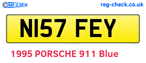 N157FEY are the vehicle registration plates.