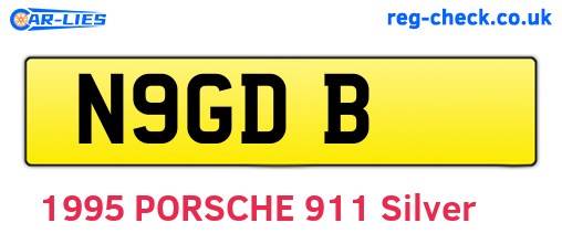 N9GDB are the vehicle registration plates.