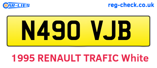 N490VJB are the vehicle registration plates.