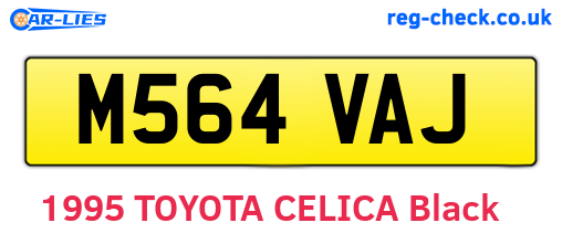 M564VAJ are the vehicle registration plates.