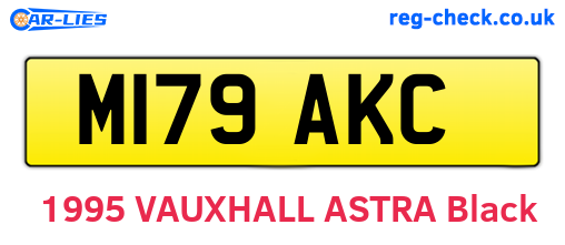 M179AKC are the vehicle registration plates.