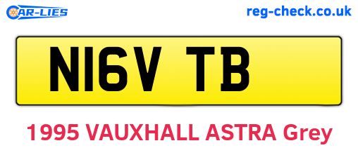 N16VTB are the vehicle registration plates.