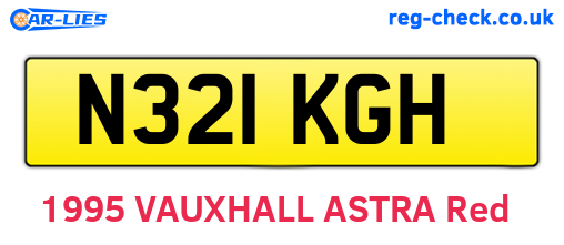 N321KGH are the vehicle registration plates.