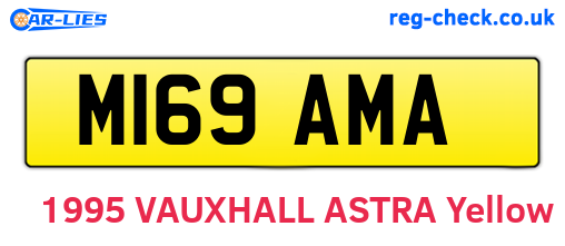 M169AMA are the vehicle registration plates.